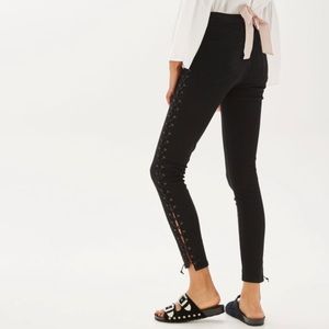 TopShop Laceup jeans